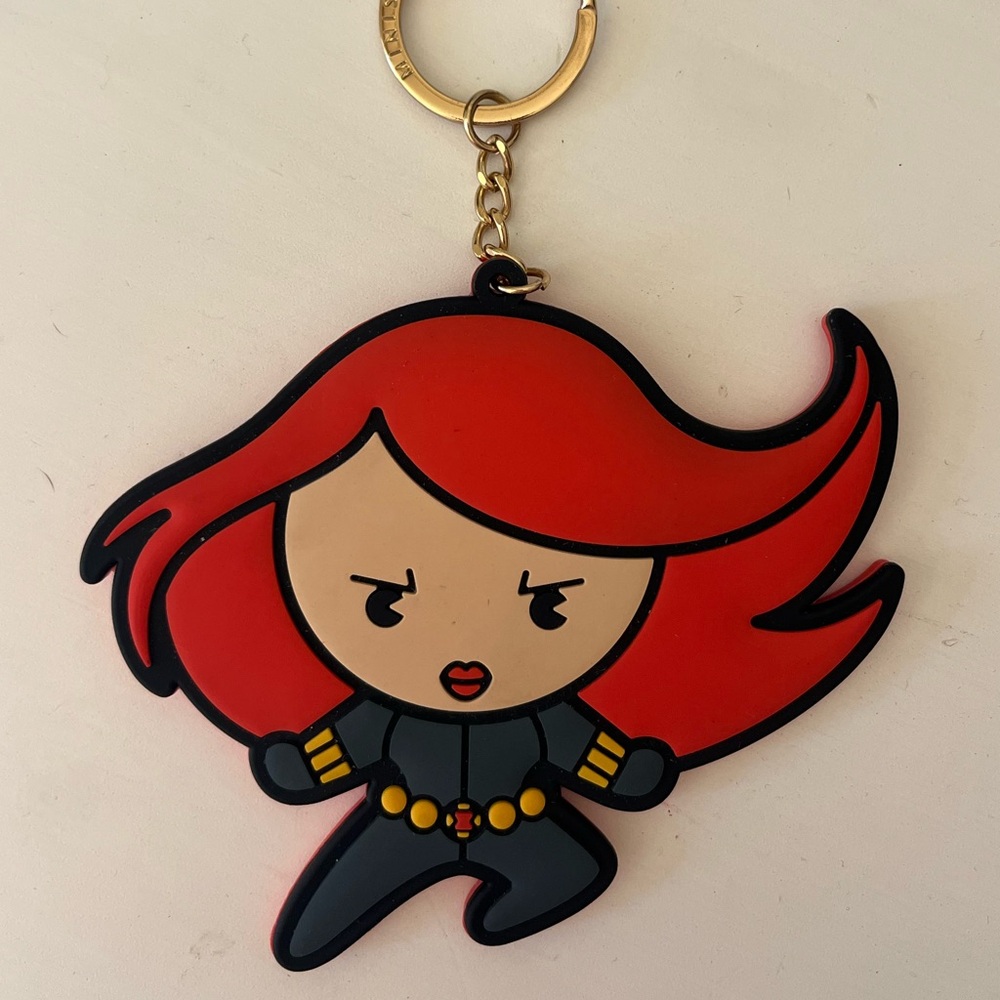 NWT Marvel Black Widow Avengers Keychain with mirror
